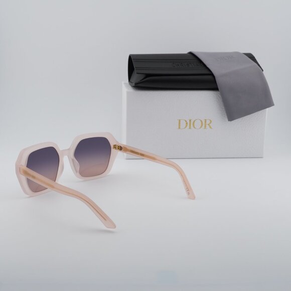 Dior DIORMIDNIGHT S2F 41F1 Square Sunglasses - Matte Pink\\Grey to Pink Gradient main image 9
